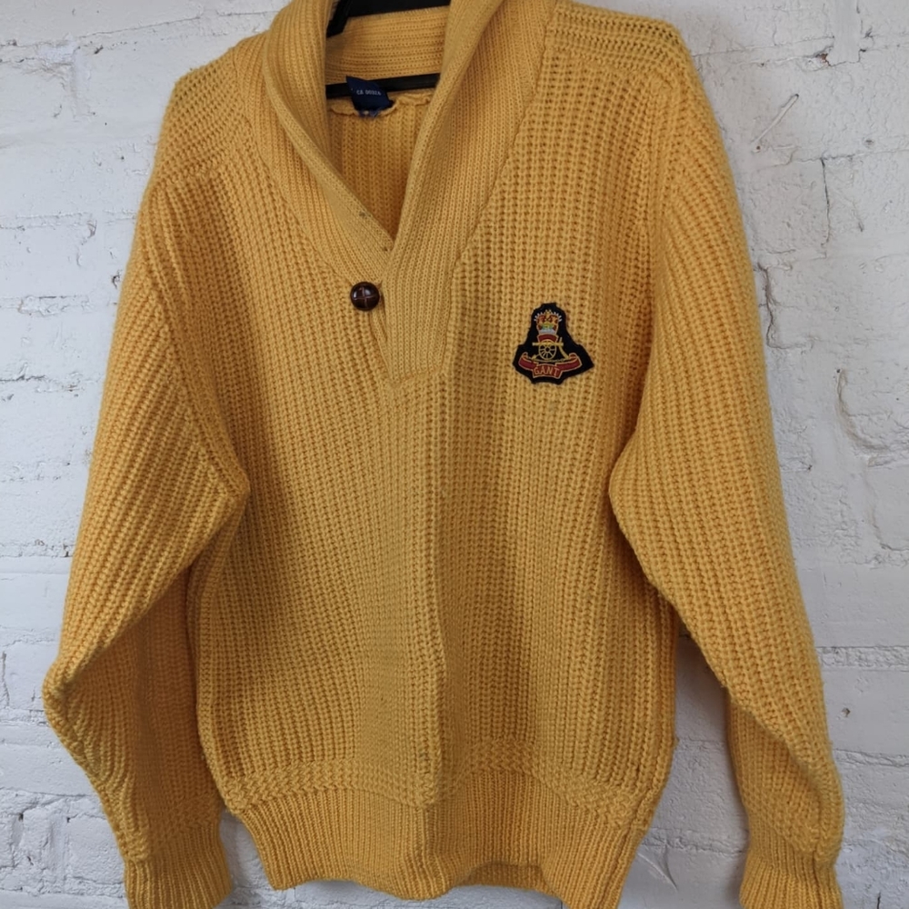 Vintage Yellow Gant Sweater